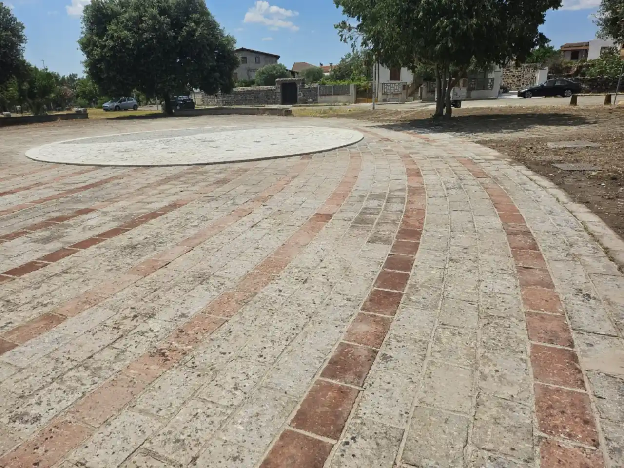 Pavimentazione in blocchi pulita da Sarda Multiservizi